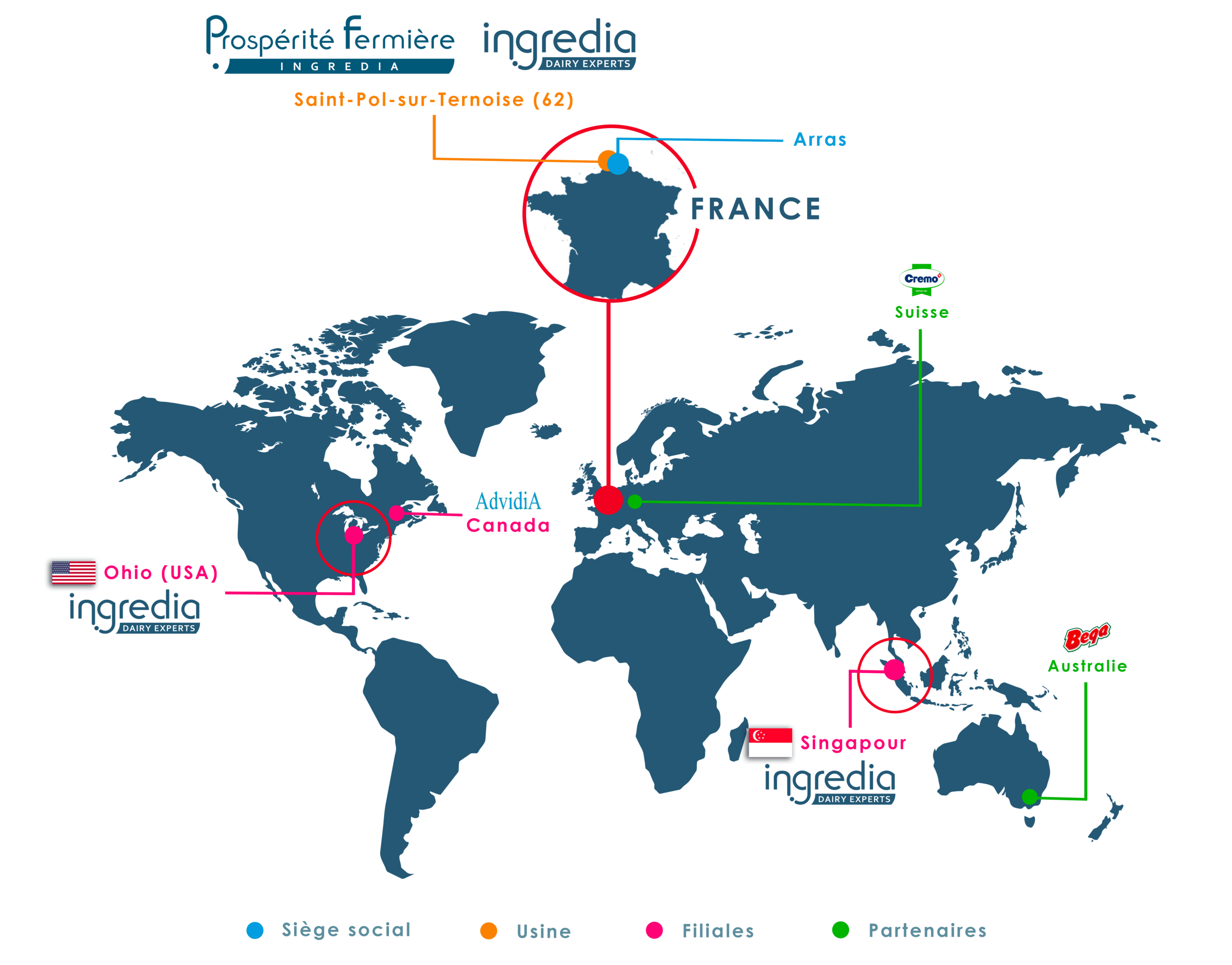 Ingredia partout dans le monde